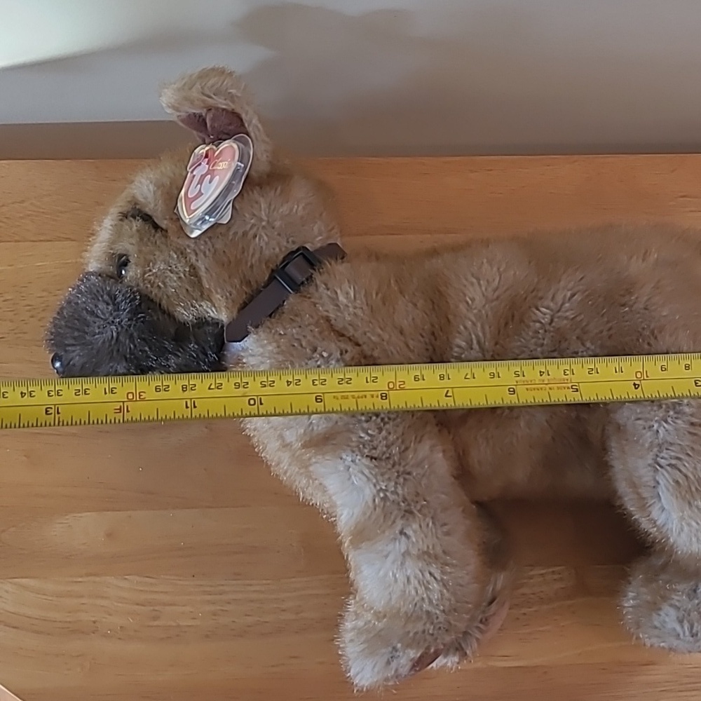 TY CLASSIC COLLECTION Retired 2000 'Sheriff' German Shepherd Plush Dog - Picture 15 of 16